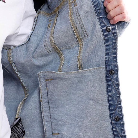 Affliction Oath Jean Stretch Jacket. NWT. Size M - Picture 4 of 6